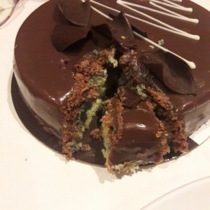 cake de chocolate