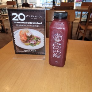 jugo fresa y blueberry