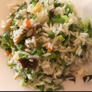 Arroz con vegetales buda