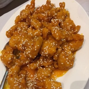 pollo miel y ajonjoli