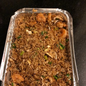 arroz con camarones