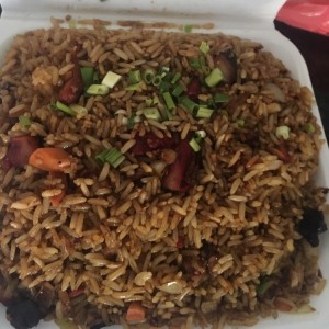 arroz frito con puerco