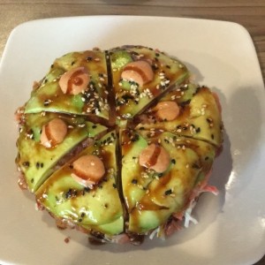 pizza de salmon
