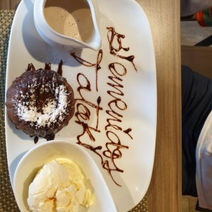 coulant de chocolate