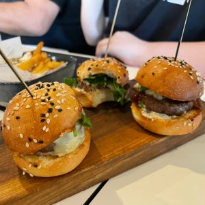 Trio de Hamburguesas