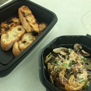 Delivery steak tartar