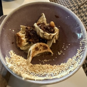 Dumplings de langostinos