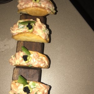 salmon tacos