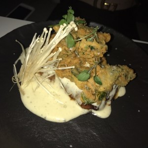 corvina en salsa teriyaki
