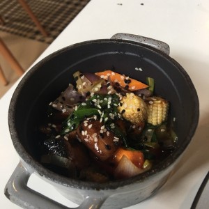 vegetales salteados