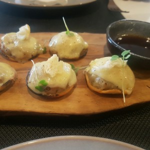 Dumplings de sopa de cebolla