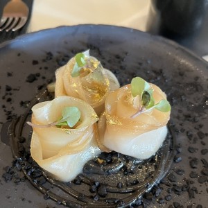 Tiradito de White Tuna Ahumado
