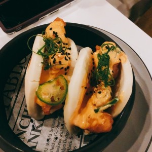 rock shrimp buns