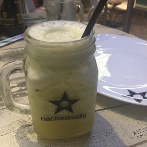 batido de manzana verde y gengibre