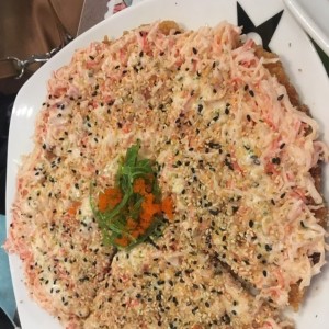 Sushi Pizza de Cangrejo