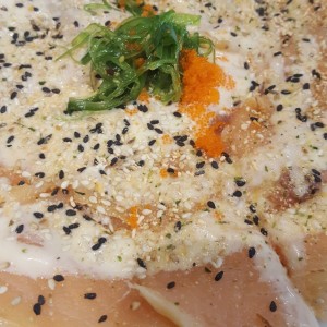 pizza de salmon