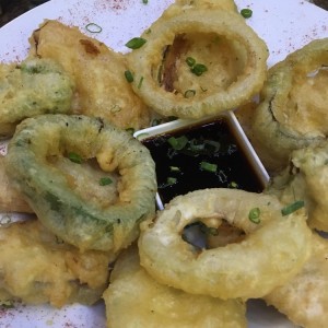 Tempura de vegetales