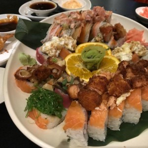 bandeja de sushi