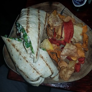 Wrap de pollo Cesar