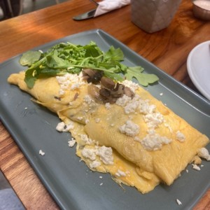 Omelette funghi
