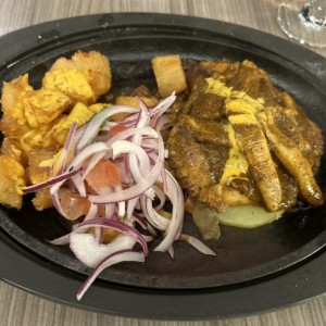 Tacu Tacu con Pulpo Anticichero
