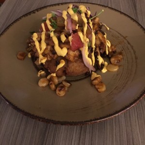 Tacu tacu de pulpo