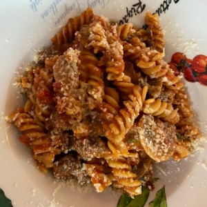 Pasta con carne