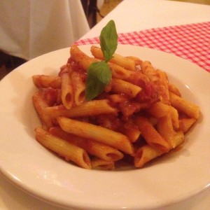penne a la amatriciana