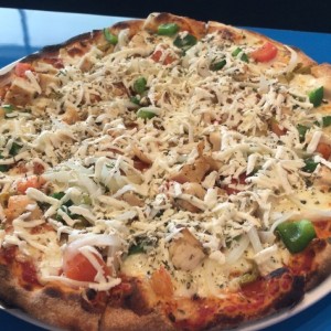 pizza de pollo