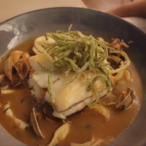 Corvina en Salsa. 