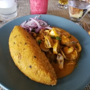 TACU TACU DE MARISCOS