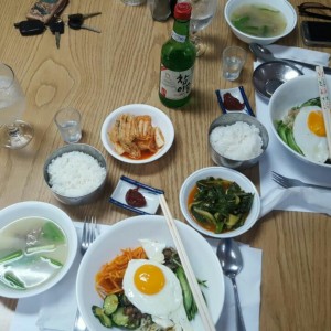 ??? ( Bibimbap),  ??(Kimchi)