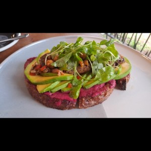 Tostada vegana