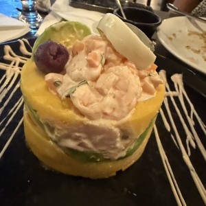 Causa Rellena de Camarones