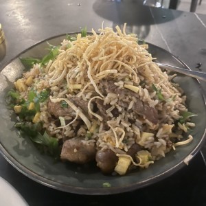 Arroz Chaufa de Tres Carnes