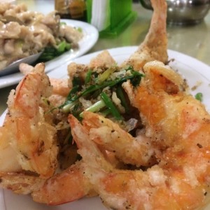 Langostinos sal y pimienta