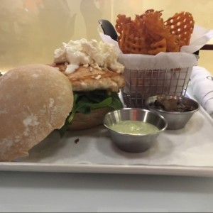 Hamburguesa de Salmon