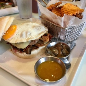 Hamburguesa con carne Angus