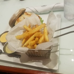 hamburguesa de pollo