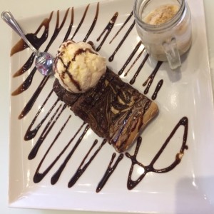 Postres - Brownie de nutella