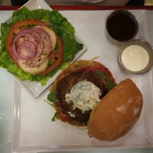 Angus blend (1/4 lb) - Blue cheese