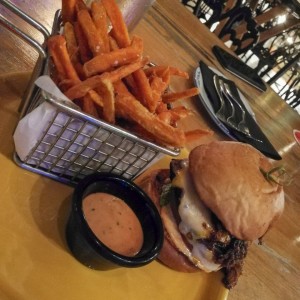 Amano Bourbon Burger