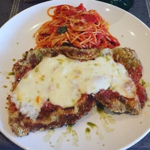 Milanesa a la parmesana 