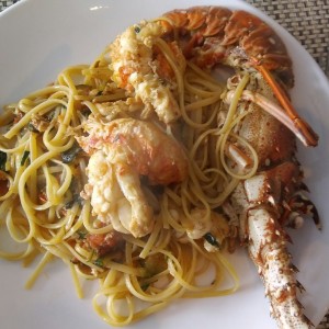 Linguini con Langosta