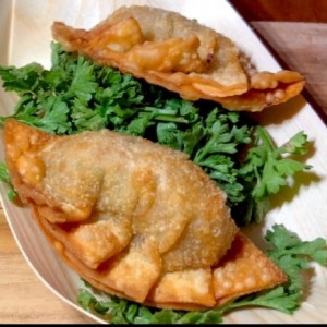 gyosas de muslo de pollo
