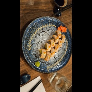 sushi salmon truffle