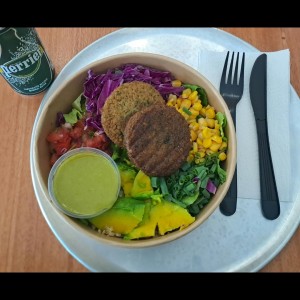 Bowl con falafel