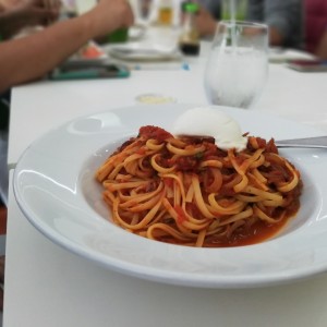 spaguetti con queso