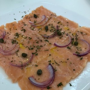 carppacio de salmon