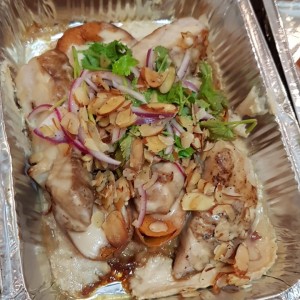 Corvina en Tahine
